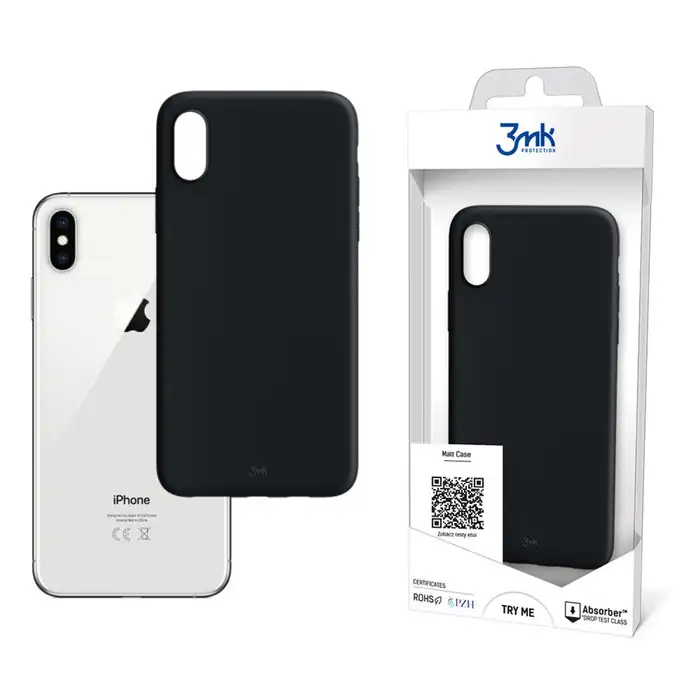 Apple iPhone Xs Max - 3mk Matt Case black