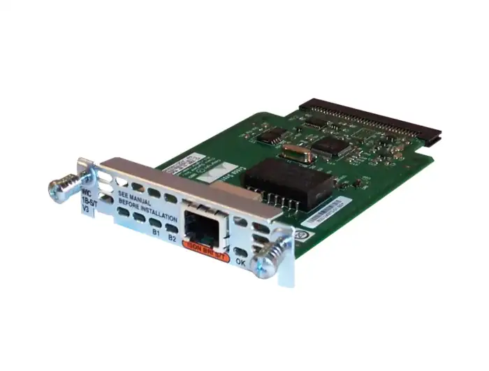 1-Port ISDN WAN Interface Card (dial and leased line) WIC-1B-S/T-V3