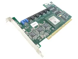 RAID CONTROLLER DELL 64MB 6xSATA PCI - D9872 - Photo