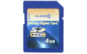 HP 4GB SDHC Memory Card 583039-001 - Photo