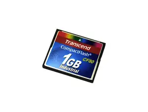 TRANSCEND COMPACT FLASH MEMORY 1GB - FTS1GCF80 - Φωτογραφία