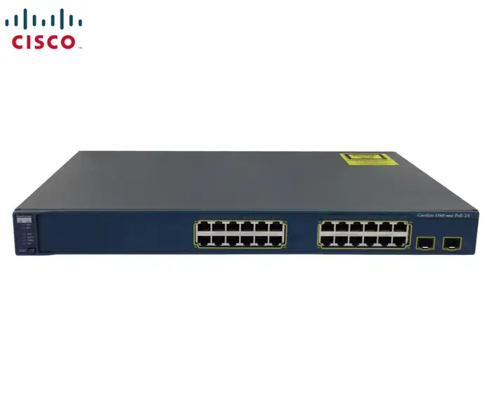 SWITCH ETH 24P 100MB & 2SFP 1GB CISCO CATALYST 3560 POE+