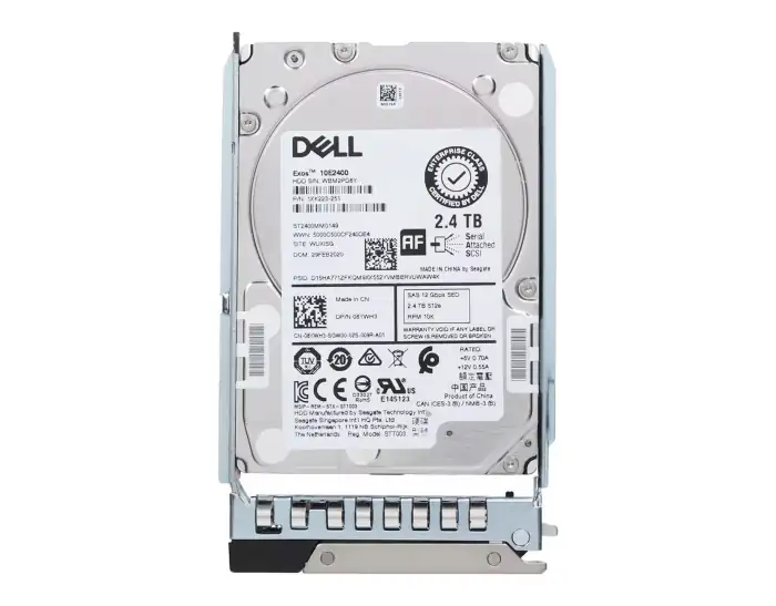 HDD SAS 2.4TB DELL 12G 10K 2.5 512e SED ST2400MM0149 ME4 ME5 SERIES 8YWH3