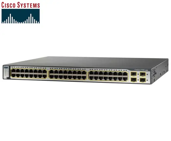 Catalyst 3750 48 10/100 PoE + 4 SFP Enhanced Image WS-C3750-48PS-E