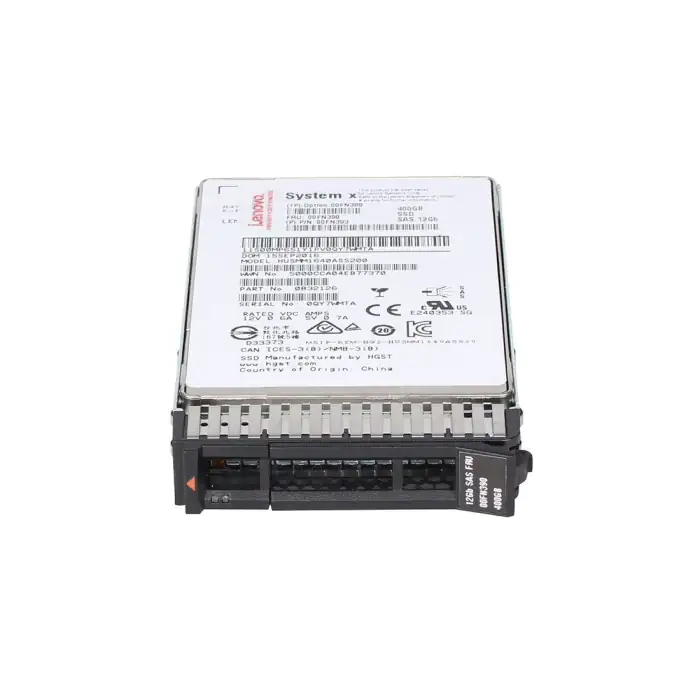 400GB 12G SAS 2.5in MLC G3HS EnterpriseSSD 00FN390