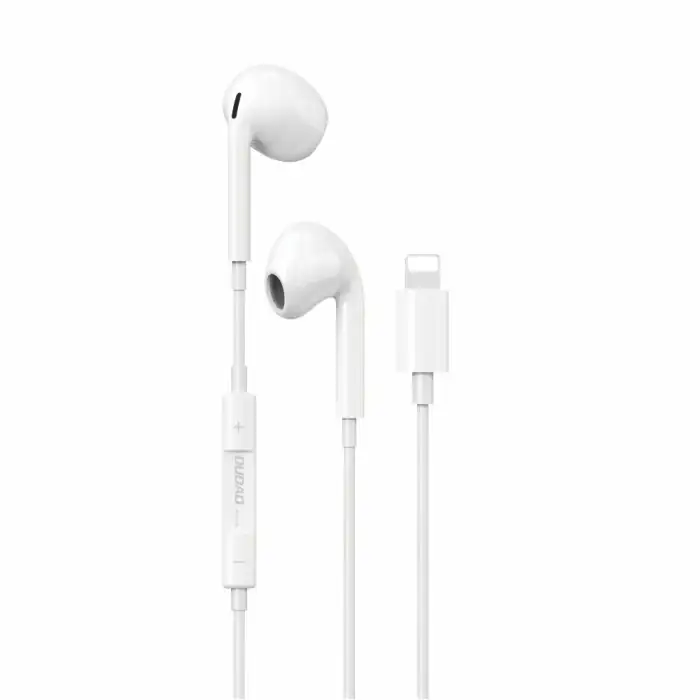 HANDSFREE DUDAO X14PROL EARBUDS LIGHTNING WHITE NEW