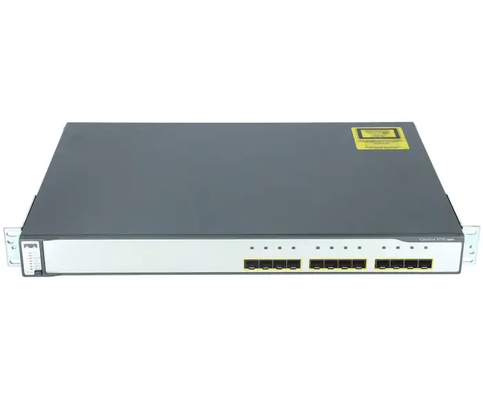 SWITCH ETH 12P 1GBE 12xSFP CISCO CATALYST 3750G-12S-E WS-C3750G-12S-E