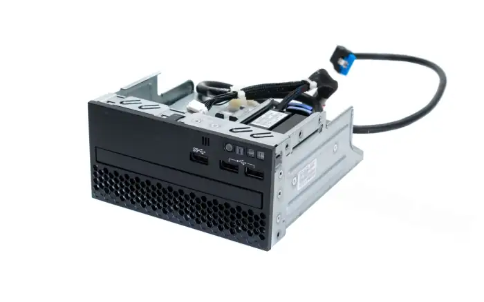 x3650 M5 Front IO Cage Adv. (3x USB, LCD, Optional Optical d 00YJ759