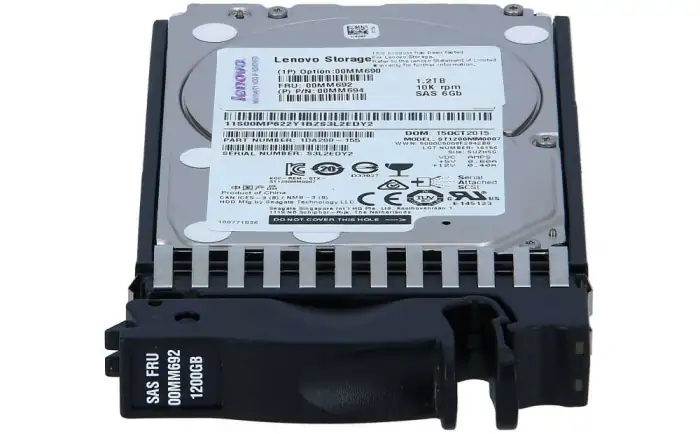 Lenovo Storage 2.5in 1.2TB 10k SAS HDD  00MM692