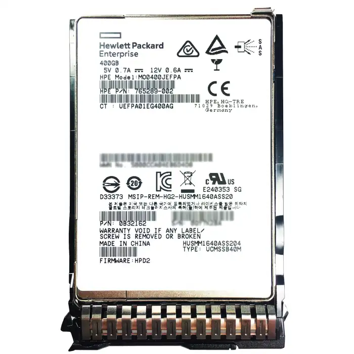HP 400GB SAS 12G SFF MSA SSD 0B32162