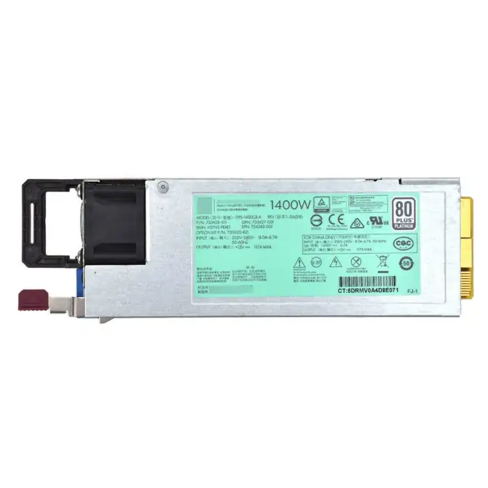 POWER SUPPLY SRV FOR HP G9 PLATINUM 1400W 733428-101
