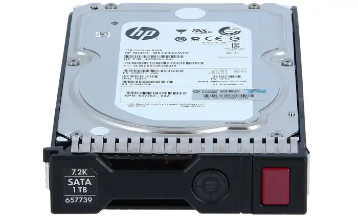 HP 1TB SATA 6G 7.2K LFF HDD for G8-G10 Servers 657739-001