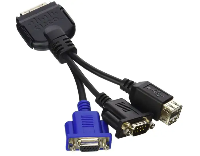 CABLE JACK CISCO C210 SERVER KVM VGA DP9 RP232 USB