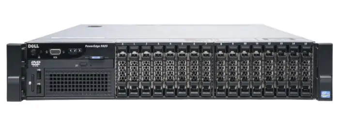 SERVER DELL R820 16SFF 4xE5-4620/4x16GB/H710P-512GBw