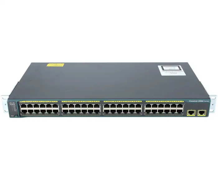Cisco Catalyst 2960 48 10/100 + 2 1000BT LAN Base  WS-C2960-48TT-L