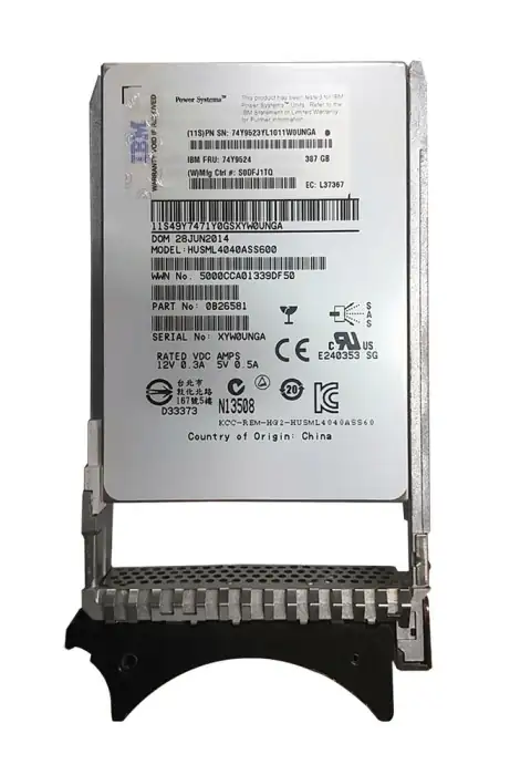 387GB SFF-1 SSD (IBM) 74Y9524