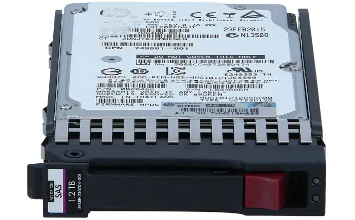 HP 1.2TB SAS 6G 10K SFF HDD for MSA Storage 730704-001