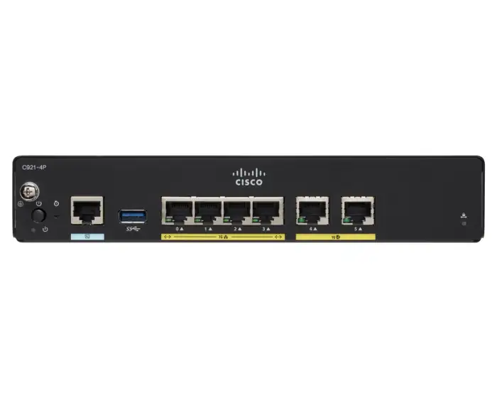 CISCO ISR 4P 921 DUAL GBE WAN ETH ROUTER C921-4P