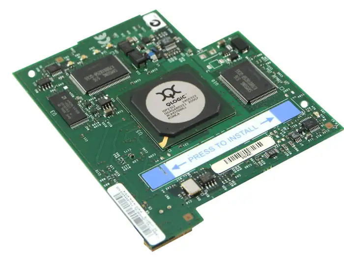 BLADE HBA FC 2GB IBM QLOGIC FIBER CHANNEL MEZZANINE CARD