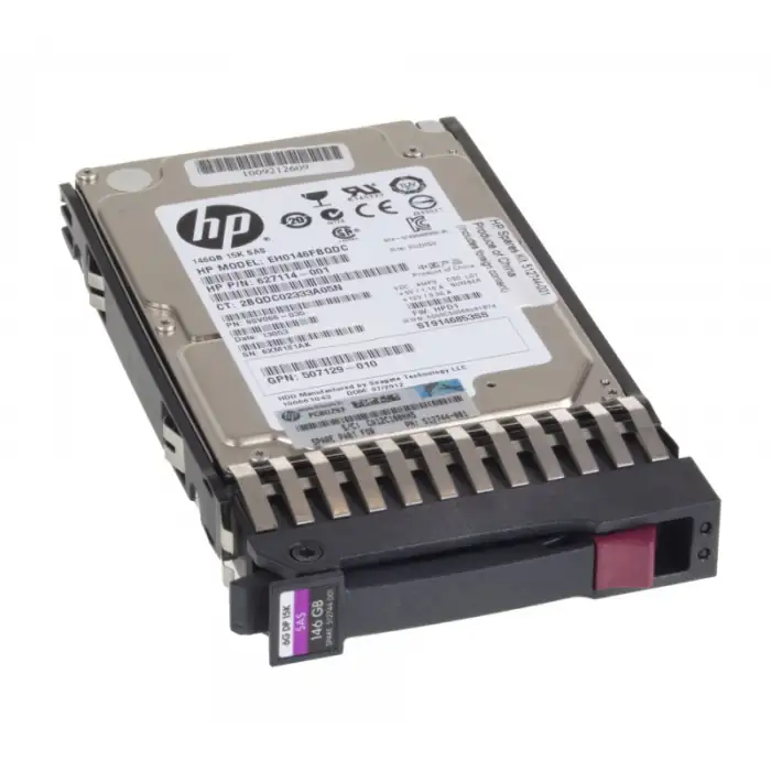 HP 146GB SAS 6G 15K SFF HDD for EVA Storage 627114-001-EVA