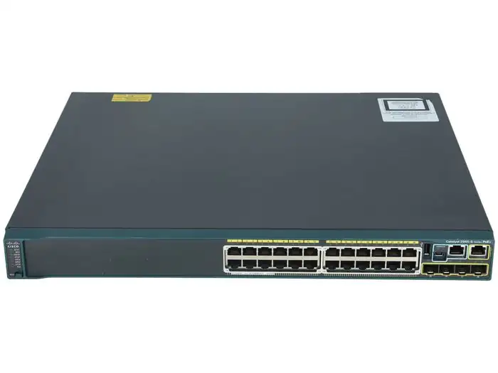 Cisco Catalyst 2960S 24 GigE PoE 370W, 4 x SFP LAN WS-C2960S-24PS-L