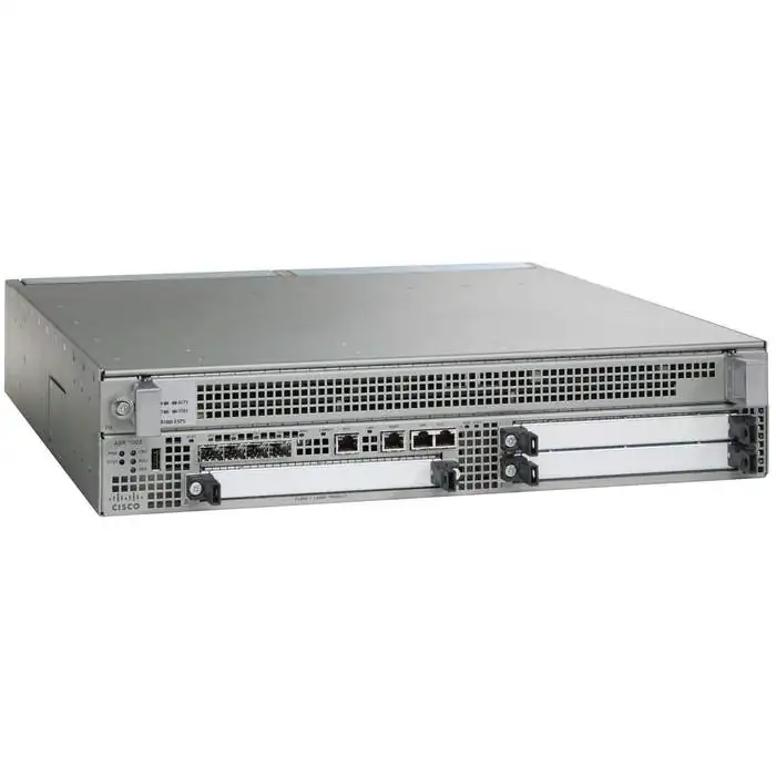 Cisco ASR1002 Chassis,4 built-in GE, Dual P/S,4GB  ASR1002