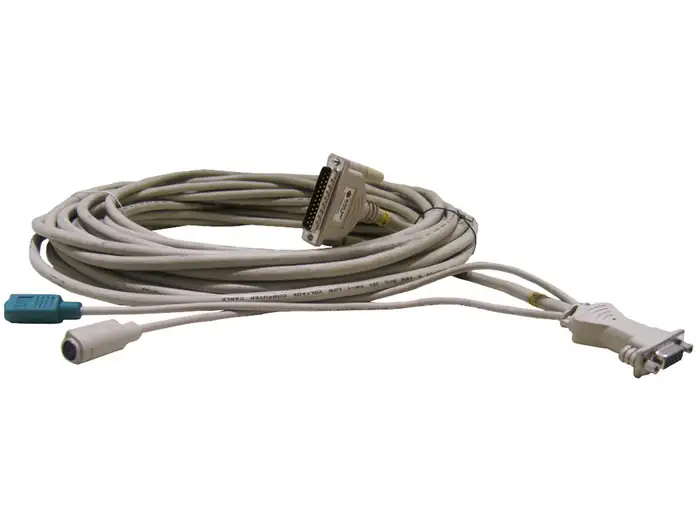 CABLE KVM BLACKBOX PS/2/VGA FEMALE TO SERIAL 25-PIN