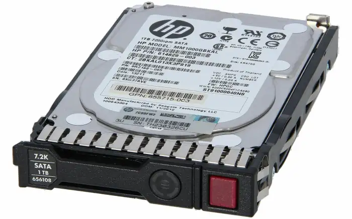 HP 1TB SATA 6G 7.2K LFF HDD for G8-G10 Servers  657749-001-G8