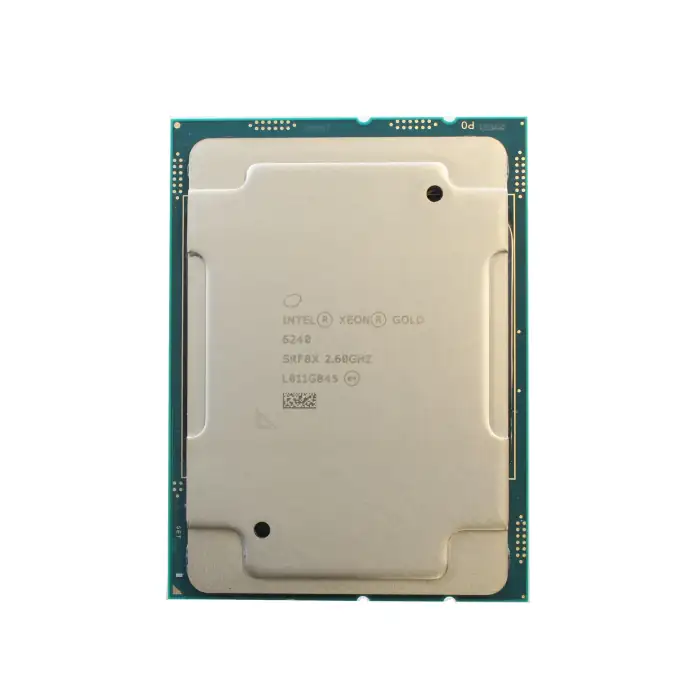 intel Gold 6240 (2.6GHz - 18C) CPU	 SRF8X