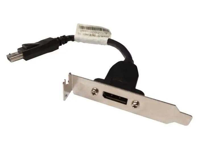ADAPTOR DISPLAYPORT MALE TO DISPLAYPOR FEMALE BRACKED 0.2M