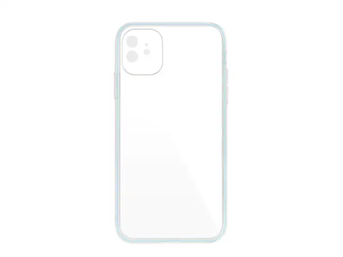 APPLE iPHONE 11 CLEAR CASE BLUE