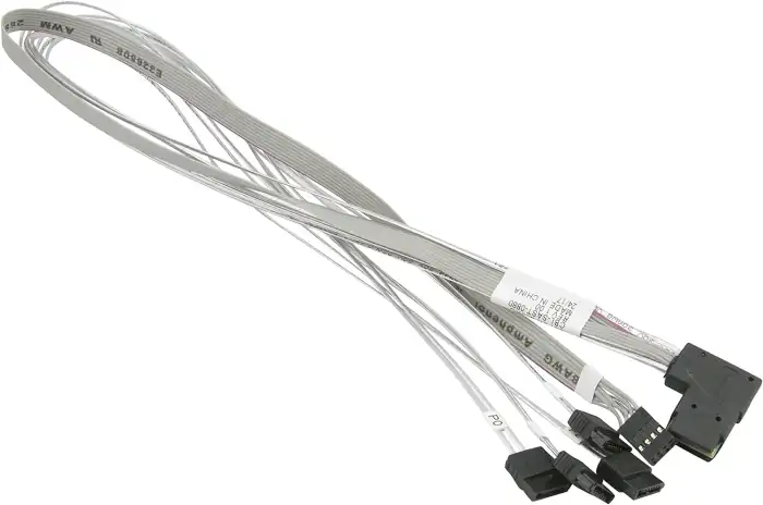 Internal Right Angle MiniSAS to 4SATA 52/42/41/51 CBL-SAST-0654