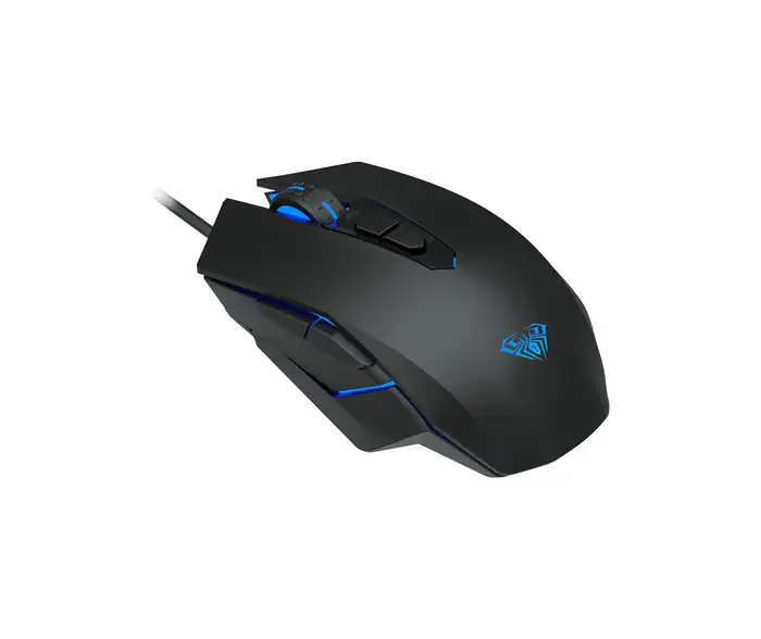 MOUSE AULA S50 RGB WIRED USB BLACK NEW