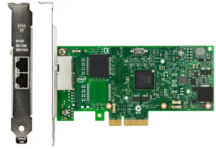 ThinkSystem I350-T2 PCIe 1Gb 2-Port RJ45 Ethernet Adapter 7ZT7A00534