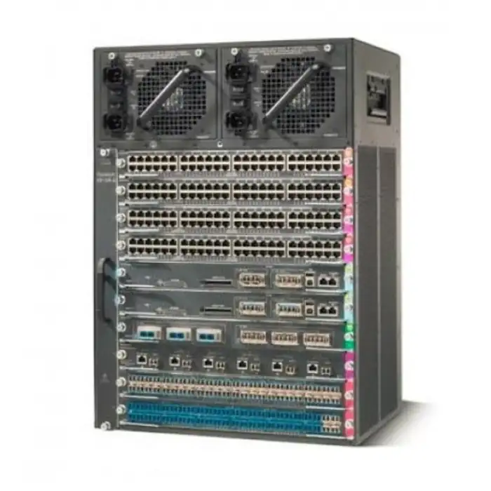 Catalyst4500E 10 slot chassis for 48Gbps/slot, fan, no ps WS-C4510R+E
