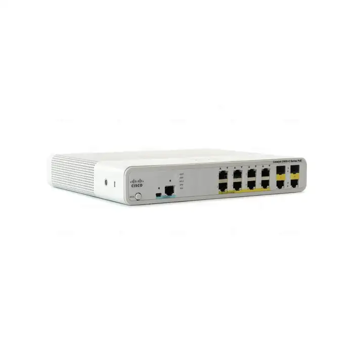 Catalyst 2960C Switch 8 FE PoE, 2 x Dual Uplink, Lan Base WS-C2960C-8PC-L