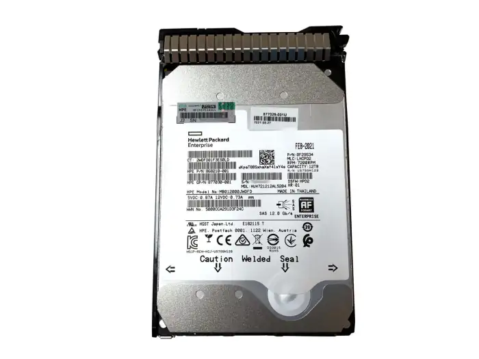 HP 12TB SAS 12G 7.2K LFF HDD for G8-G10 Servers  882397-001