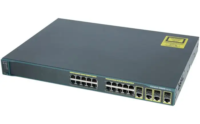 SWITCH ETH 24P 100MB CISCO C2960 2X1GBE T/SFP LAN Base Image WS-C2960-24TC-L
