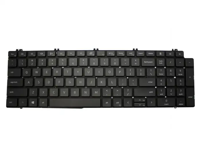 DELL LATITUDE 5300 7550 7560 7750 KEYBOARD US BL NEW