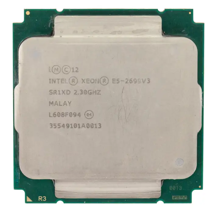 Intel E5-2699V3 2.30GHz 18C 48M 145W Cache 2133MHz 145W SR1XD