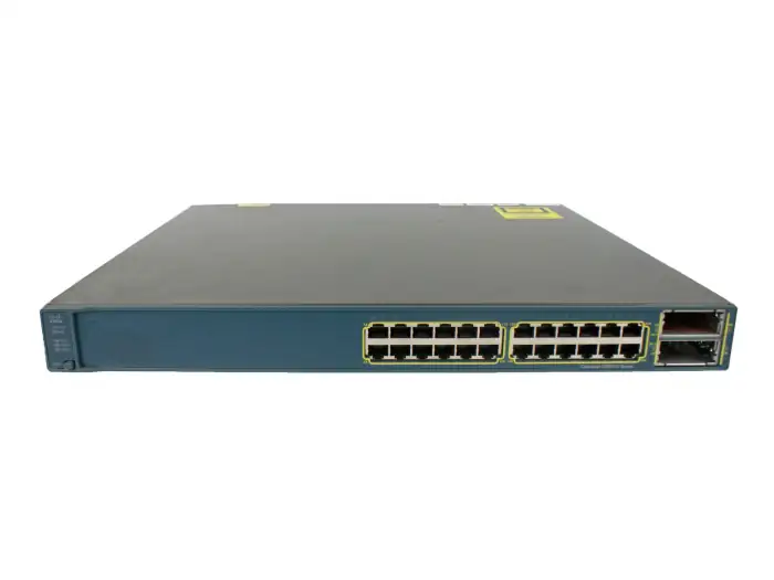 SWITCH ETH 24P 1GBE 2x10GB X2 PORTS CISCO 3560E 1x265W WS-C3560E-24TD-S
