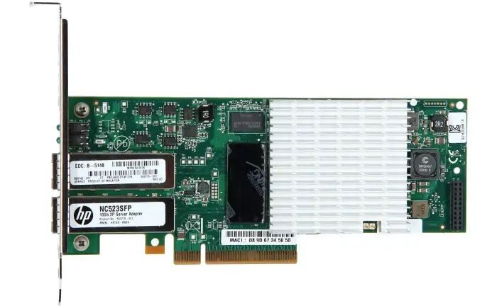 HP NC523SFP 2-Port 10Gb Server Adapter (LP)  593717-B21-LOW