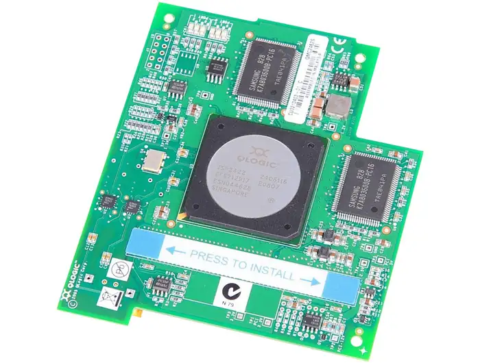 BLADE HBA FC 4GB IBM QLOGIC FIBER CHANNEL DUAL PORTS PCI-E