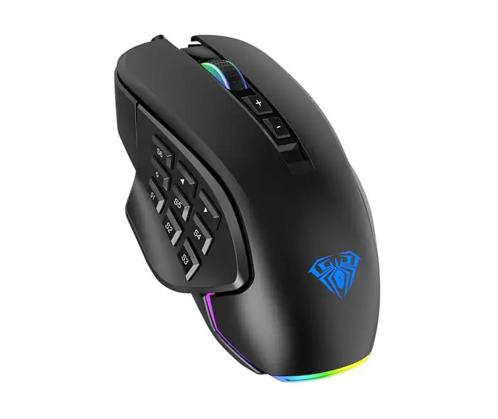 MOUSE AULA H510 RGB WIRED USB BLACK NEW