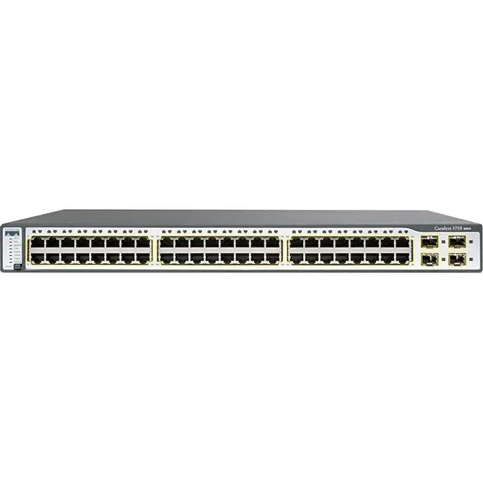 SWITCH 48P 10/100Base-TX CISCO 3750 PoE 4xSFP IP-B WS-C3750-48PS-S