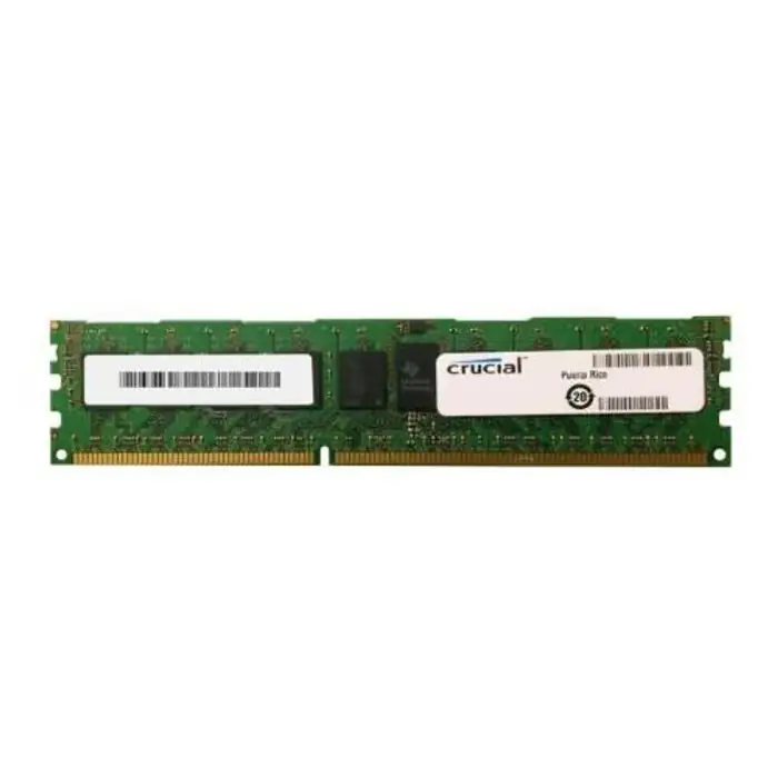4GB CRUCIAL PC3-10600R DDR3-1333 2Rx4 CL9 ECC RDIMM 1.5V