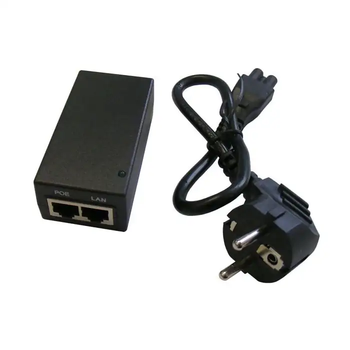 POE INJECTOR 48V 24W BRICK TYPE WITH CABLE ESD PROTECTED NEW
