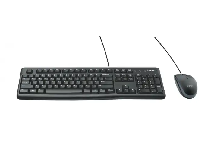 KEYBOARD-MOUSE LOGITECH WIRED DESKTOP MK120 GR NEW