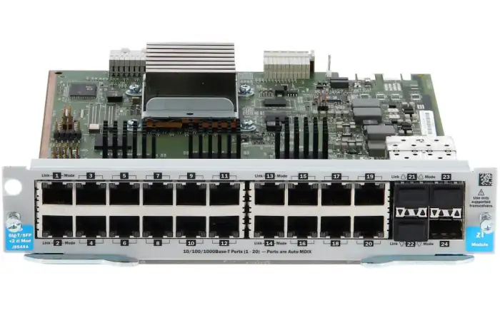 HPE 20-port Gig-T/4-port SFP v2 zl Module J9549A