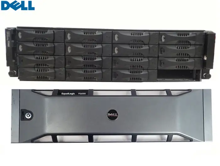 STORAGE DELL EQUALLOGIC PS6000 16xLFF DAC 2xPSU 8xiSCSI 1Gbe